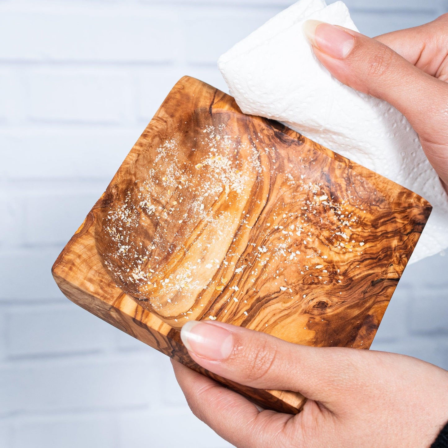 Set of Two Square Snack plates - 16*16 CM and 12*12 CM - Darido