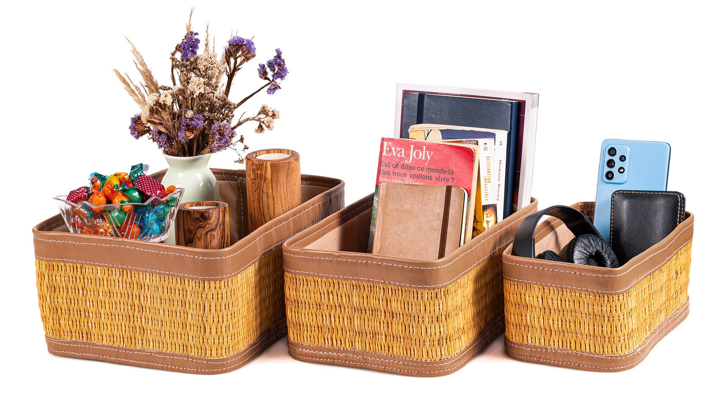 Elegant Smar Baskets - Hazelnut