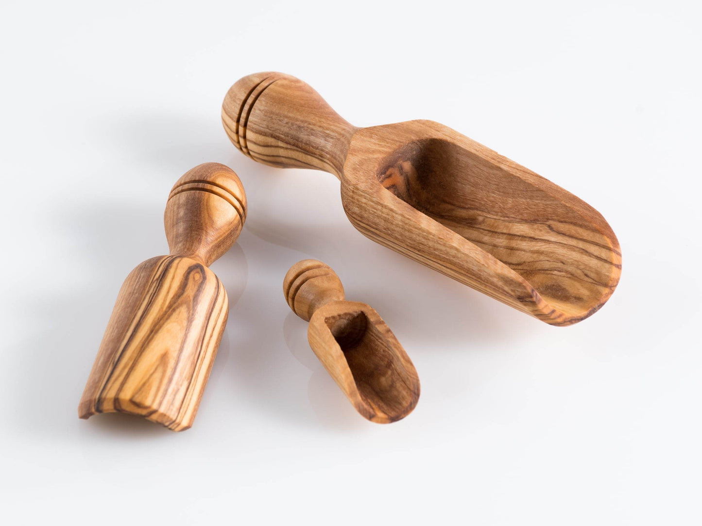 Olive Wooden Utensil Set of 3 Scopes - Darido