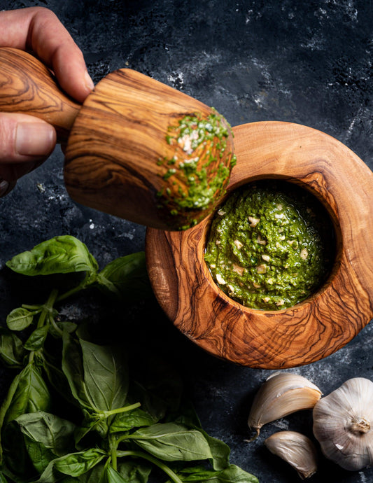 Mortar and pestle set - TH - 18x12cm - Darido