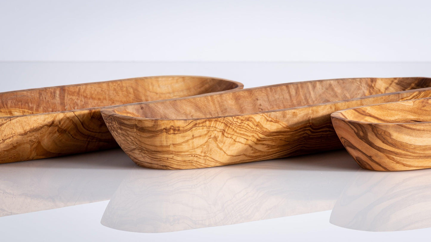 Oval Bread and Fruit Basket Olive Wood - Darido