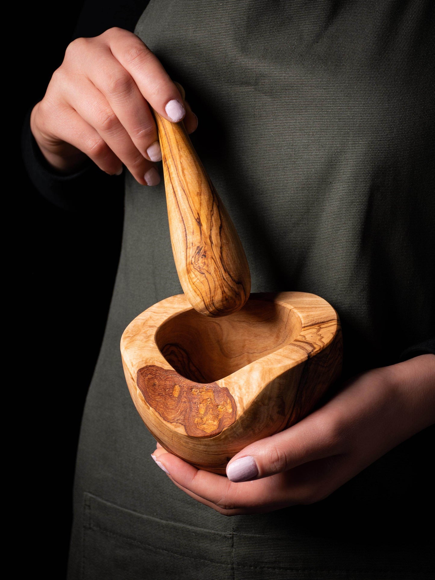 Mortar and Pestle - 14 x 8 x 8 CM Rustic - Darido