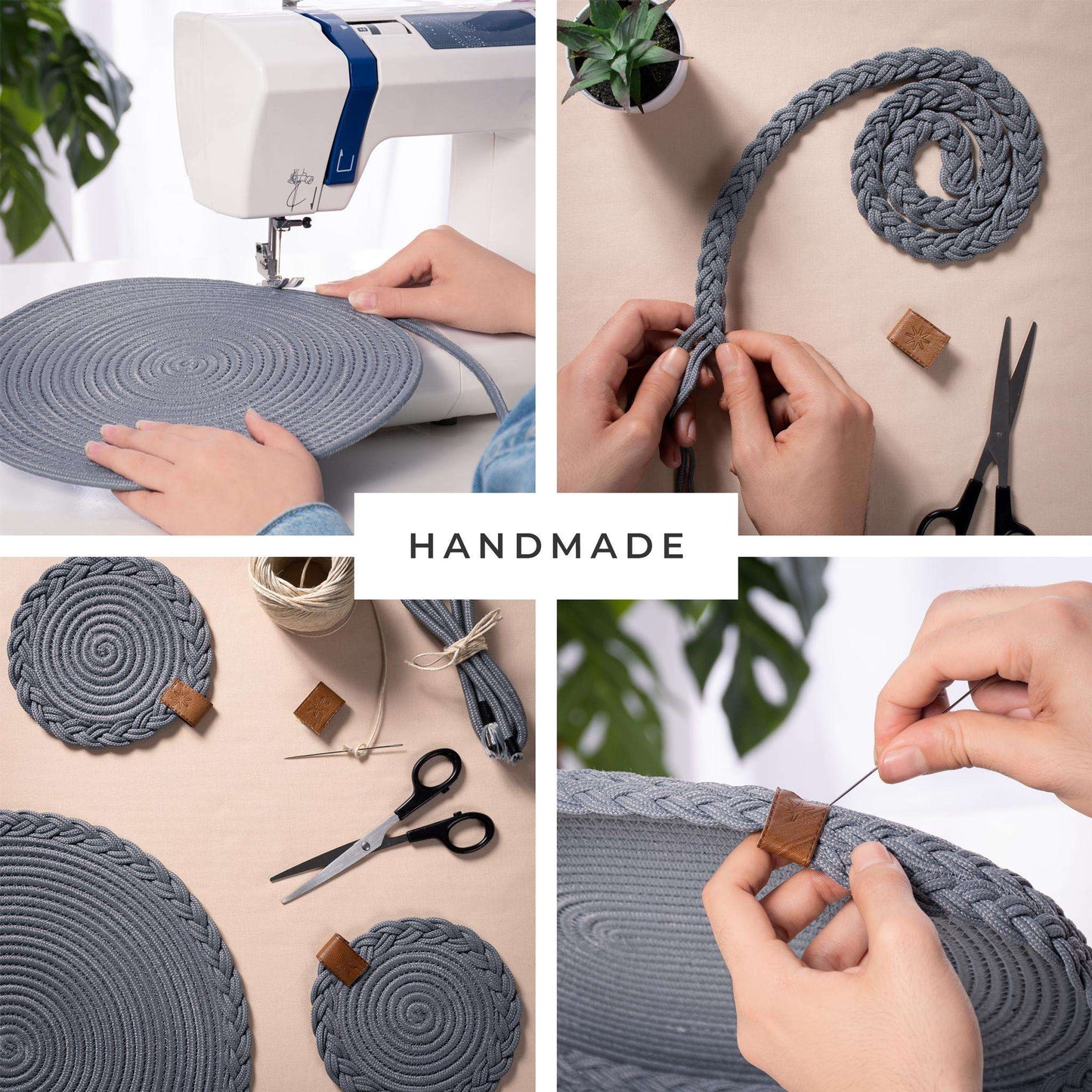 Braided Cotton Trivet 35 cm - Solo - Darido