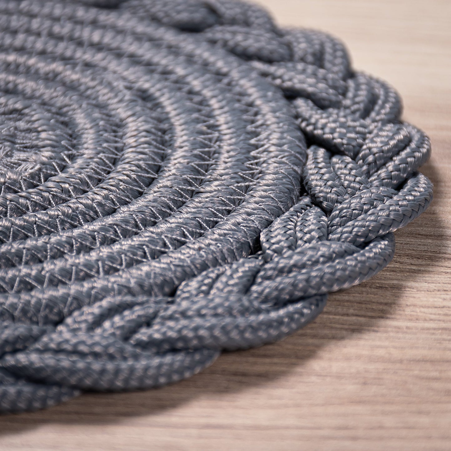 Set of Round Woven Placemats - 32 cm
