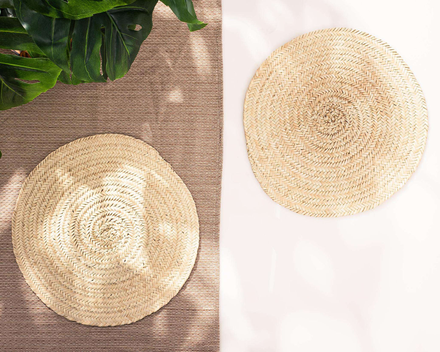 Darido Saaf Grass Woven Round trivet - 35 cm - Darido