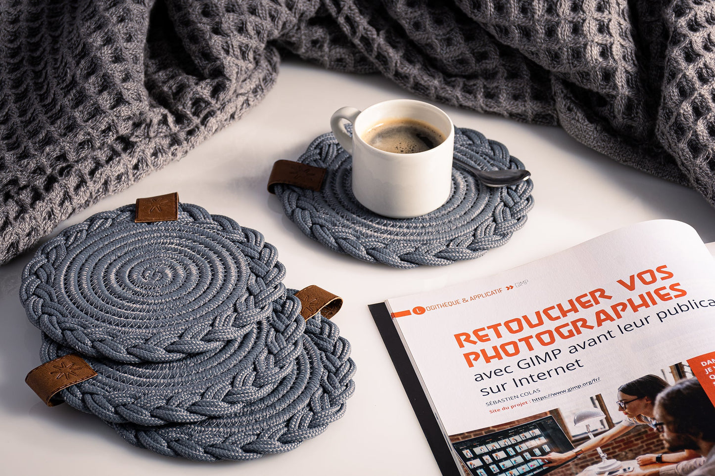 Braided Coasters
