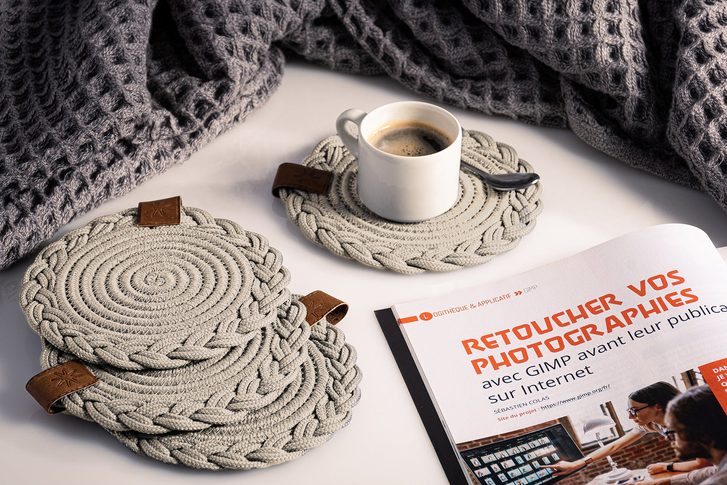 Braided Coasters