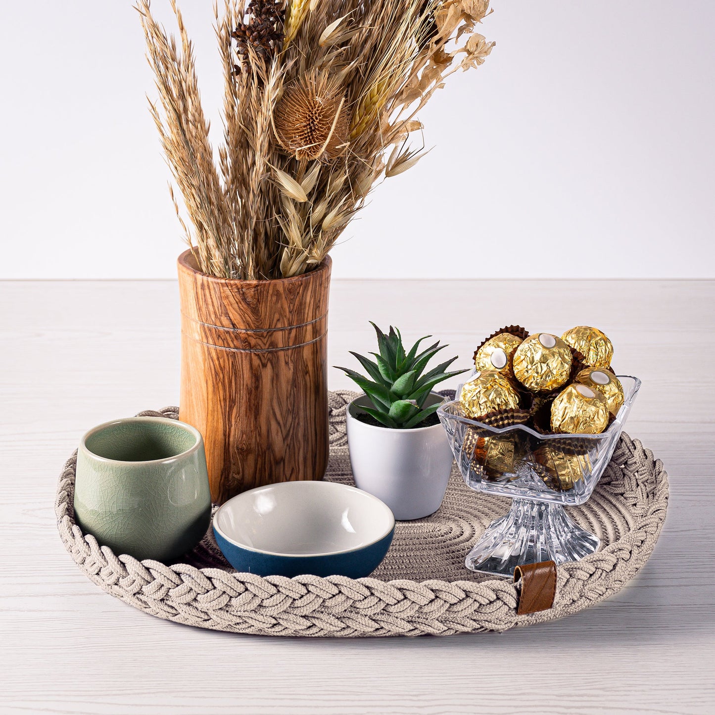 Oval Braided Placemat - 40x30 cm