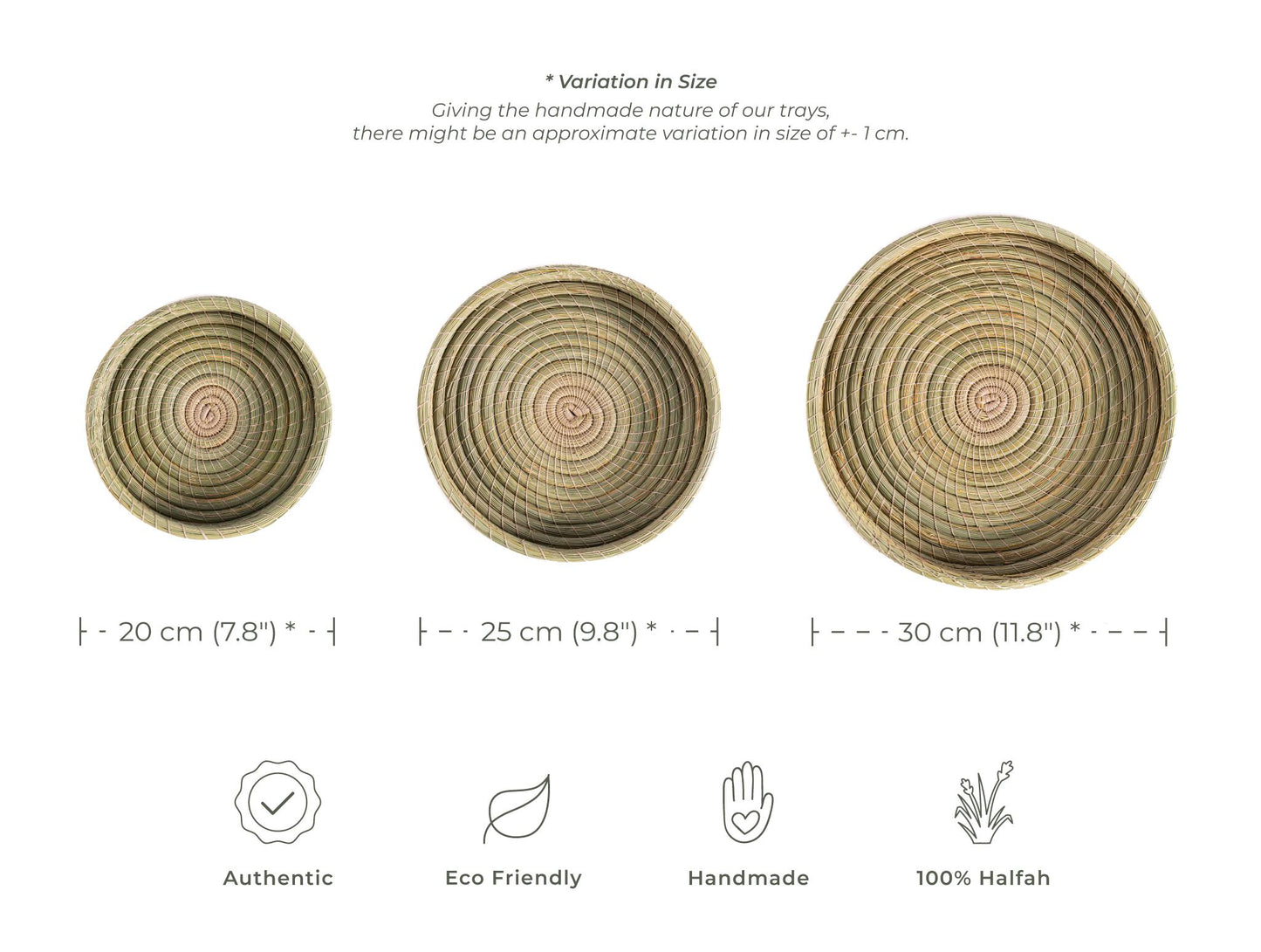 Halfa Trays - 3 Sizes