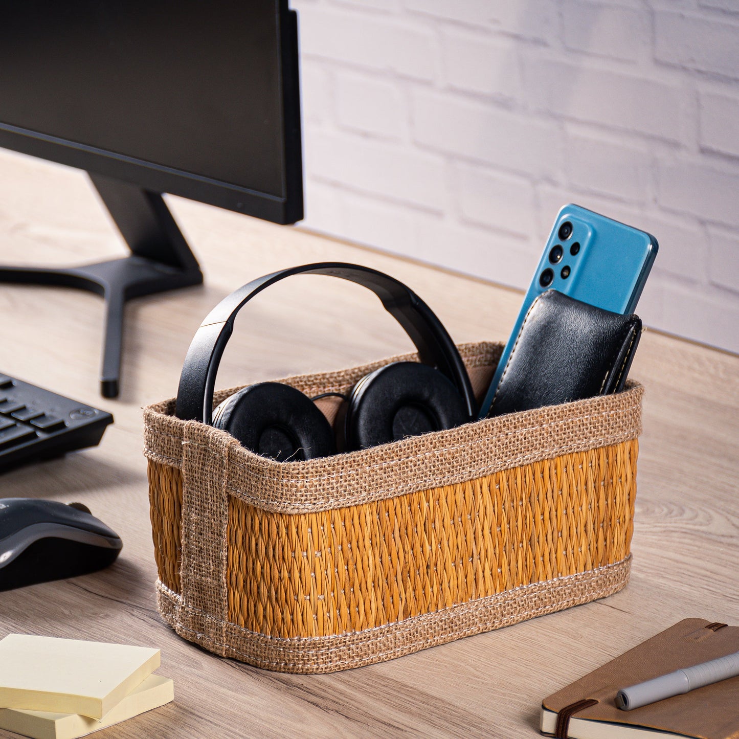 Smar Baskets with Jute Fabric