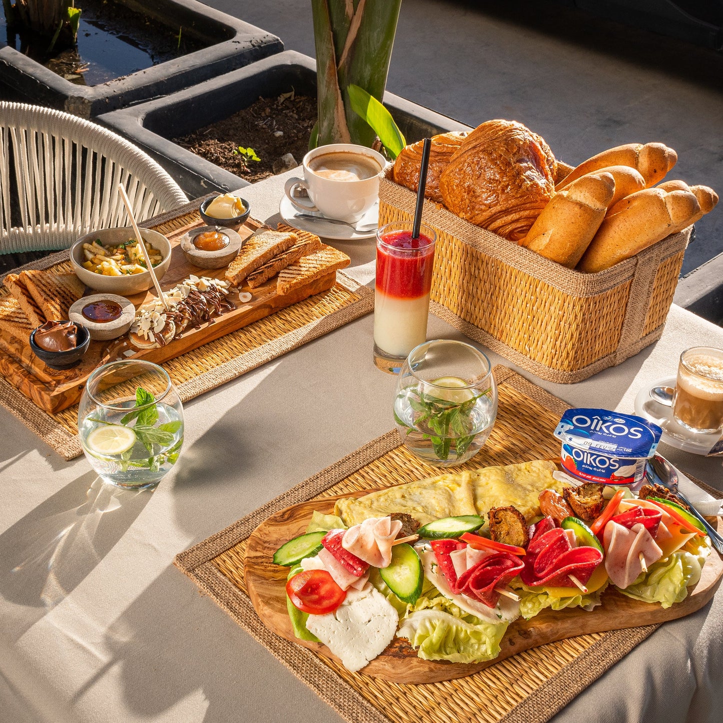 Smar Baskets with Jute Fabric