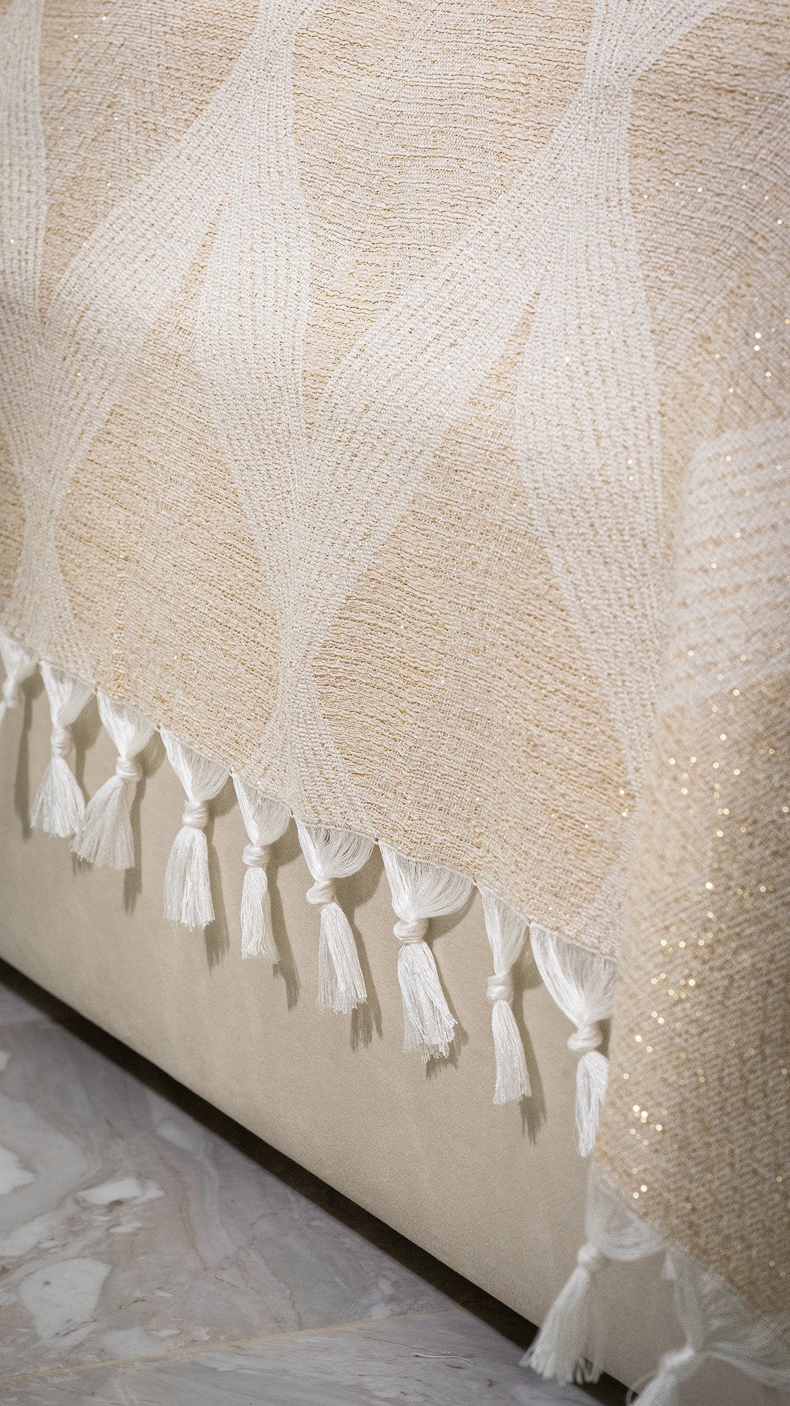 Golden Beige Hayek Bedding Set