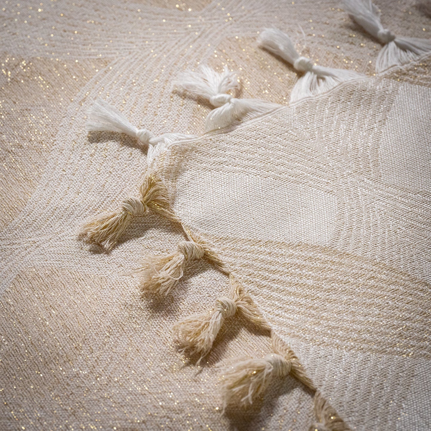 Golden Beige Hayek Bedding Set