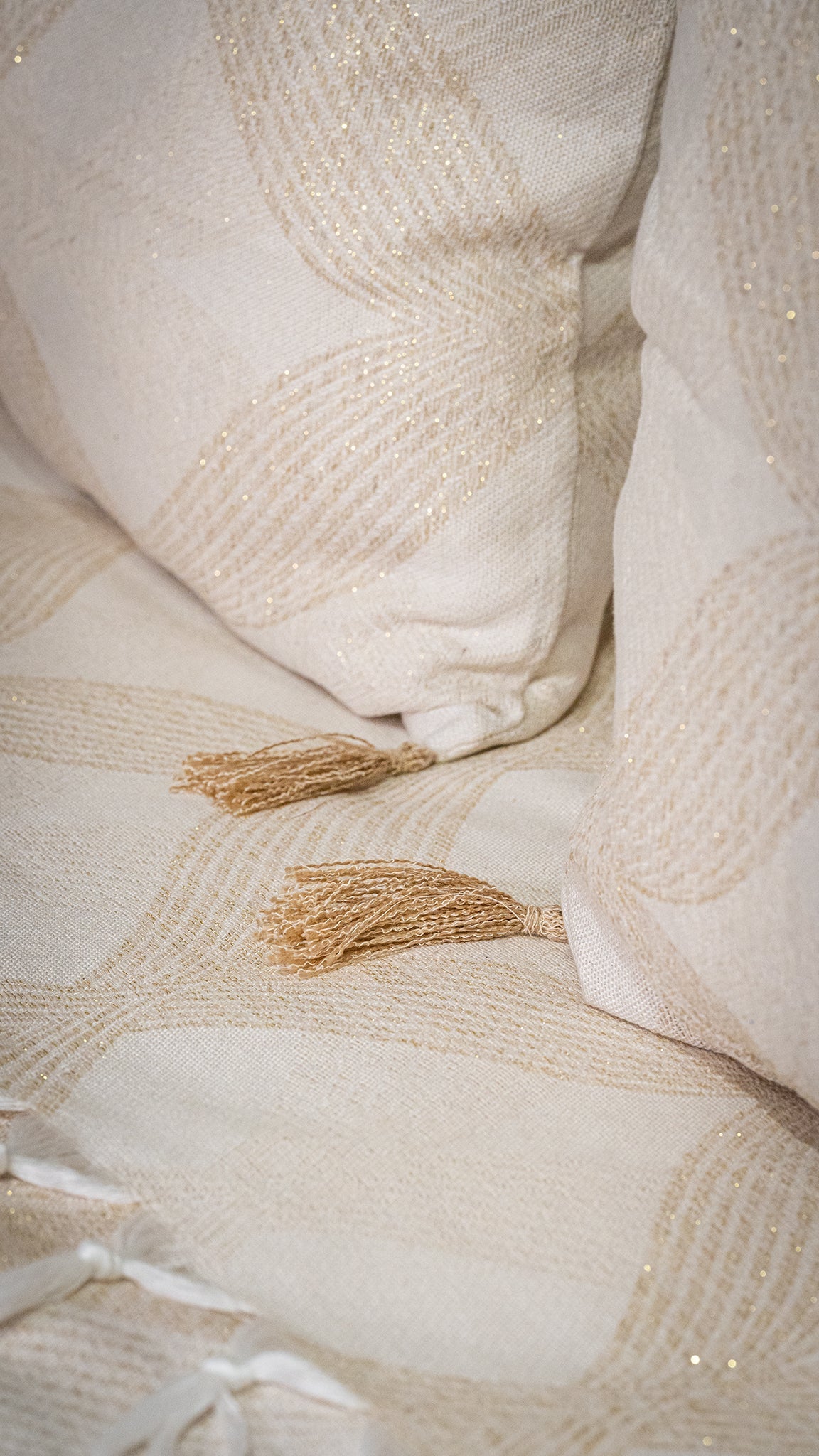 Golden Beige Hayek Bedding Set