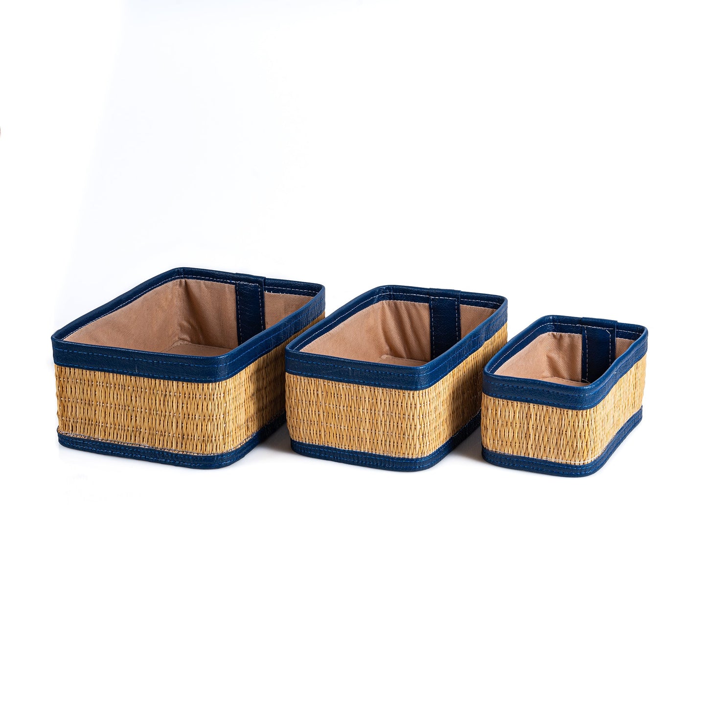 Elegant Blue Smar Baskets – 3 Sizes