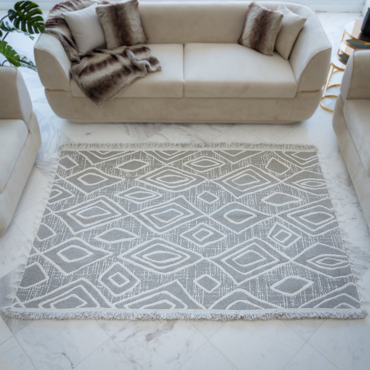 Margoum Rhombus Rug