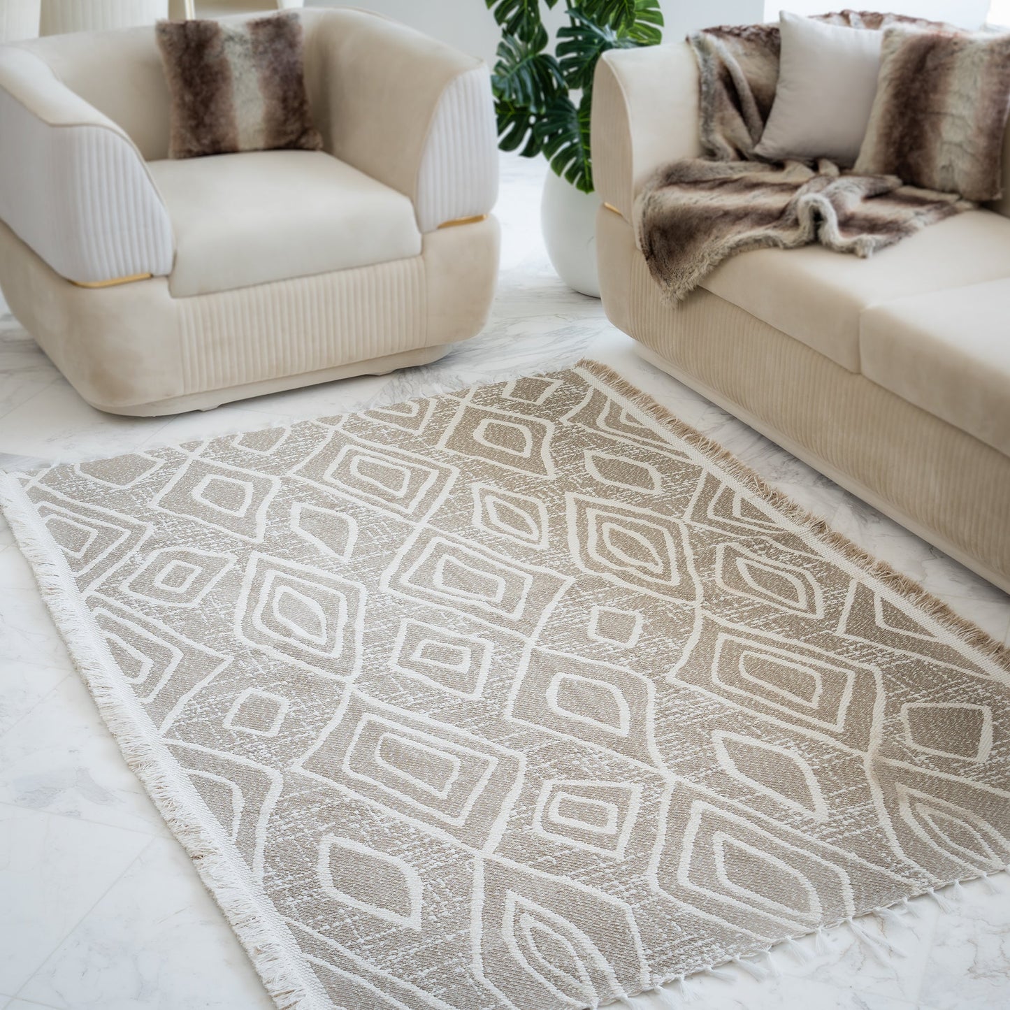 Margoum Rhombus Rug