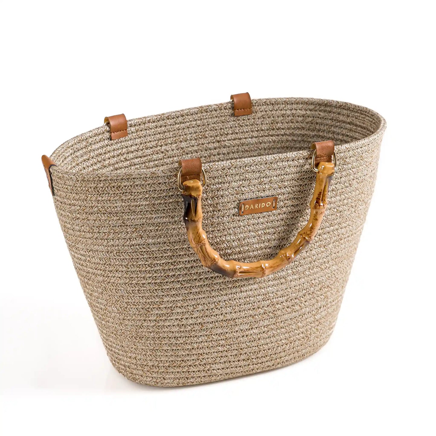 Elegant Handwoven Handbag – Artisanal Braided Design by Darido