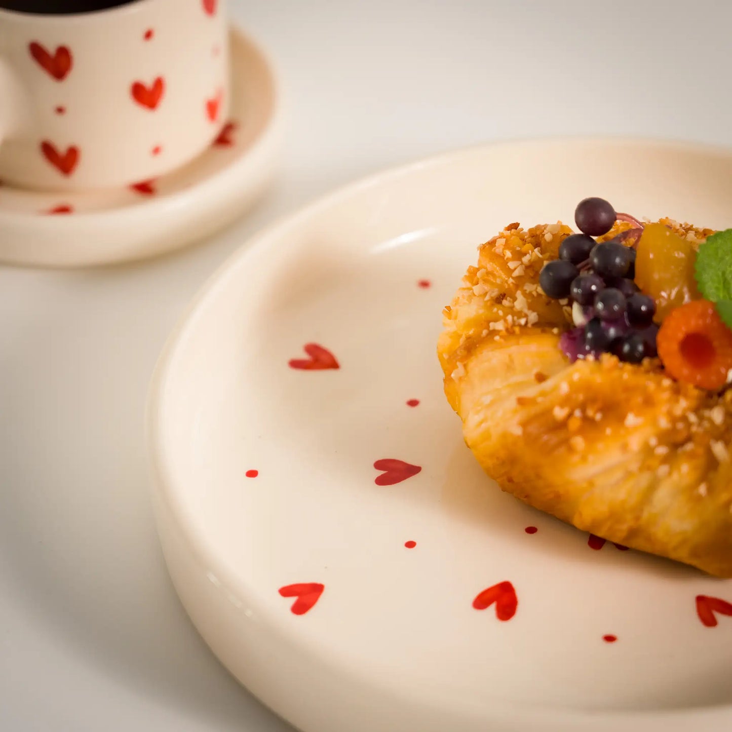 Handmade Ceramic Amora Coffee Set – 2 Person Artisan Service