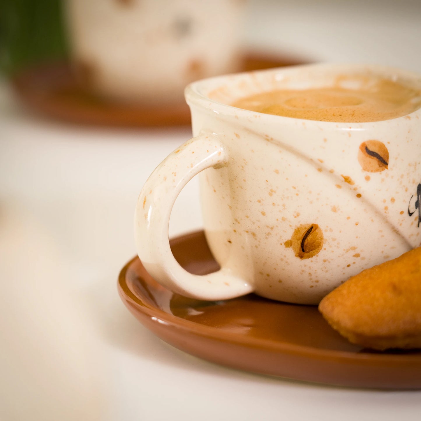 Handmade Ceramic Cafiana Coffee Set – 4 Person Artisan Service