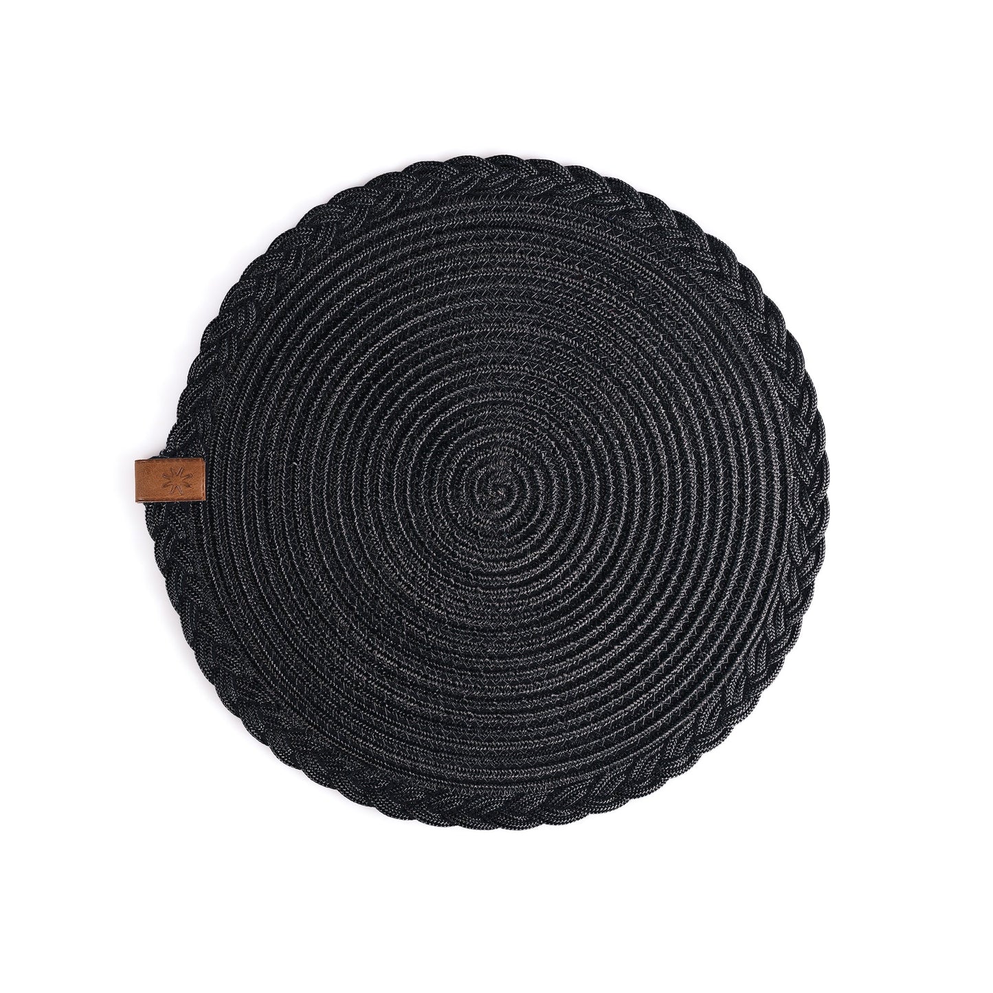 Set of Round Woven Placemats - 32 cm