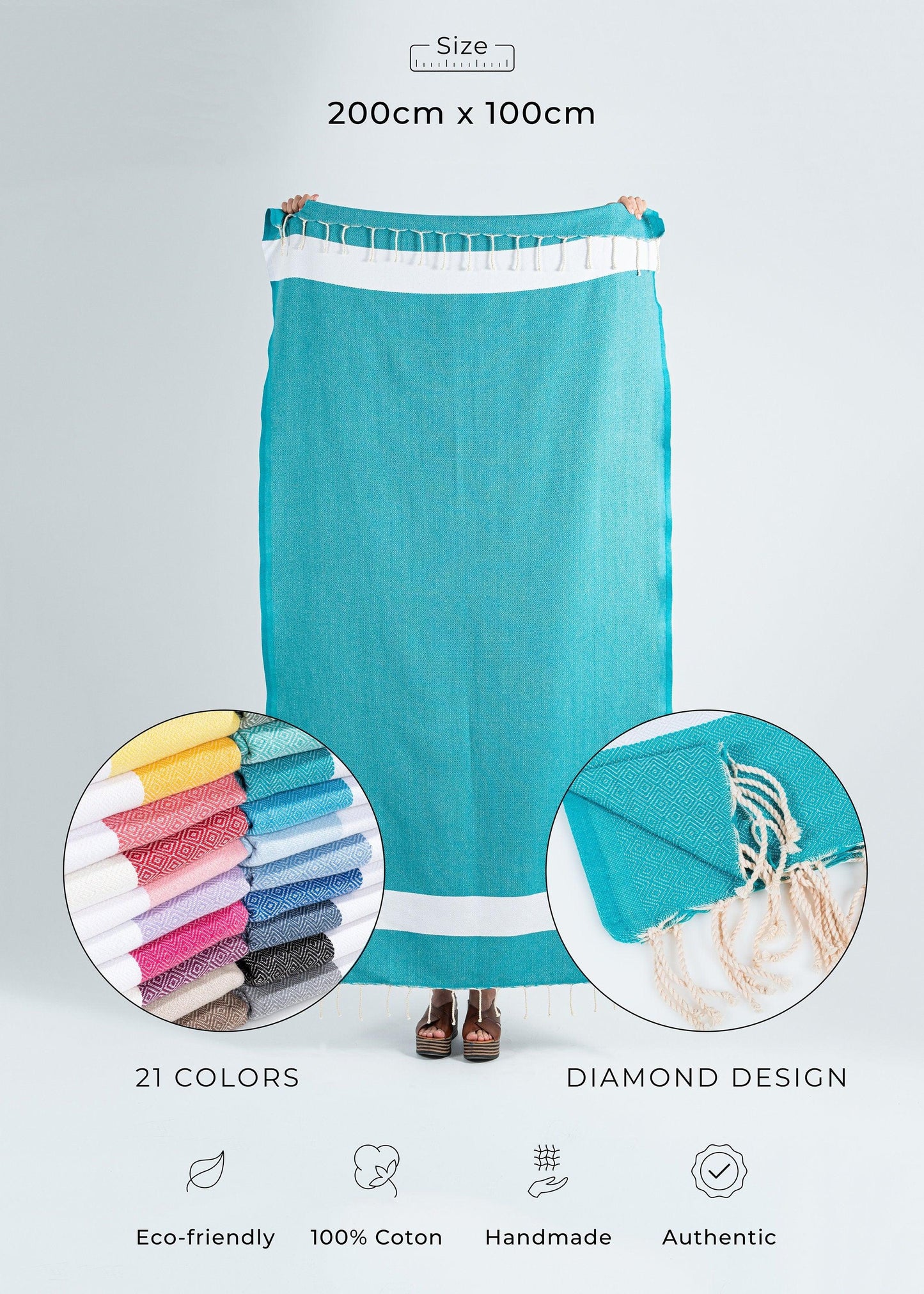 Diamond Hammam Towel - XXL - Darido