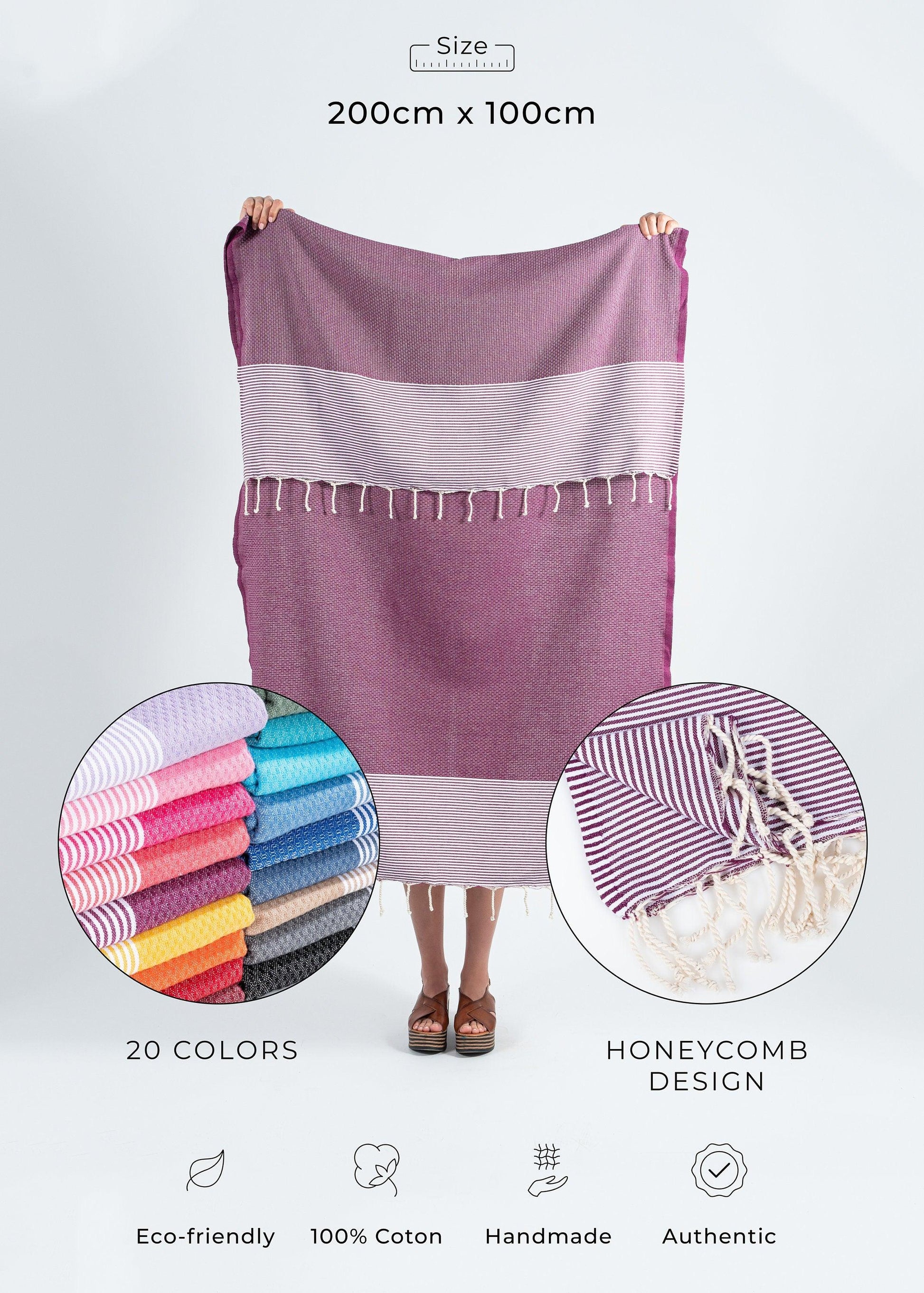 Honeycomb Hammam Towel - XXL - Darido