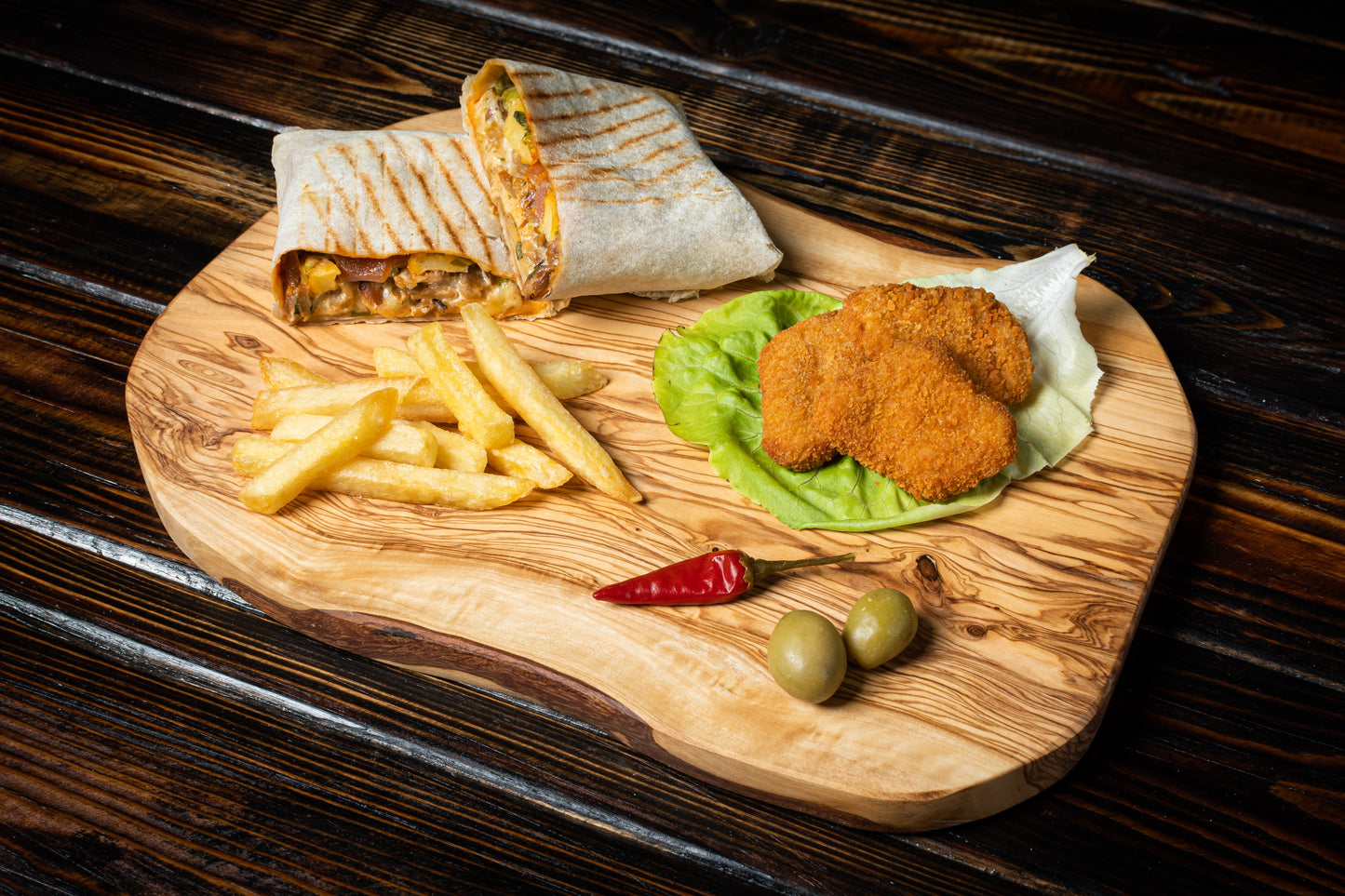 Olive Wood Kitchen Pack