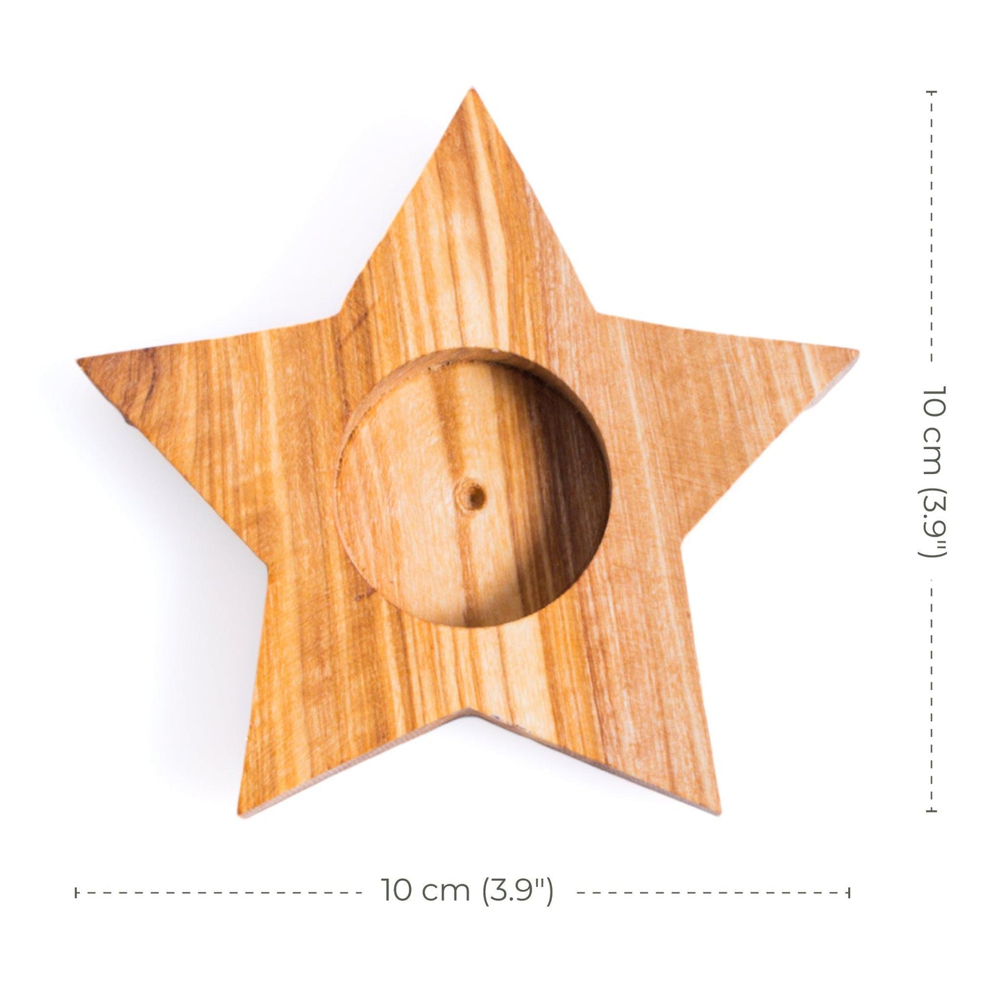 Set of 3 Candle Holders - Star - Darido