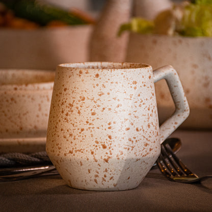 Handmade White Stoneware Table Set – Elegant Artisan Ceramic Dinnerware