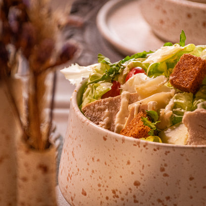 Handmade White Stoneware Table Set – Elegant Artisan Ceramic Dinnerware