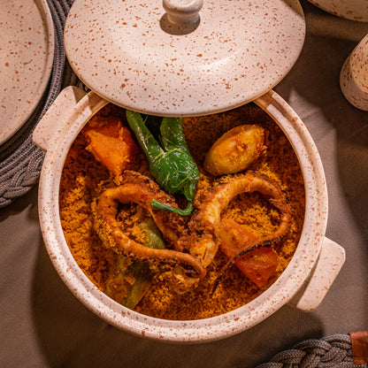 Handmade White Stoneware Table Set – Elegant Artisan Ceramic Dinnerware