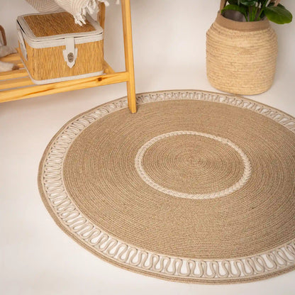 Handwoven Cotton Braided Rug