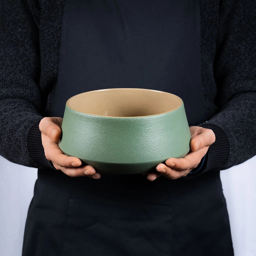 Handmade Stoneware Jade Table Set – Elegant Artisan Ceramic Dinnerware