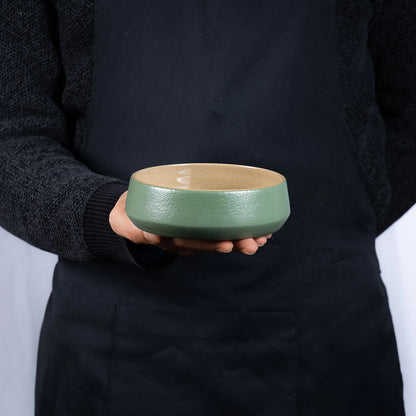 Handmade Stoneware Jade Table Set – Elegant Artisan Ceramic Dinnerware