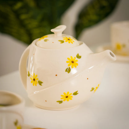 Handmade Ceramic Marguerita Coffee Set – Artisan Ceramic Service