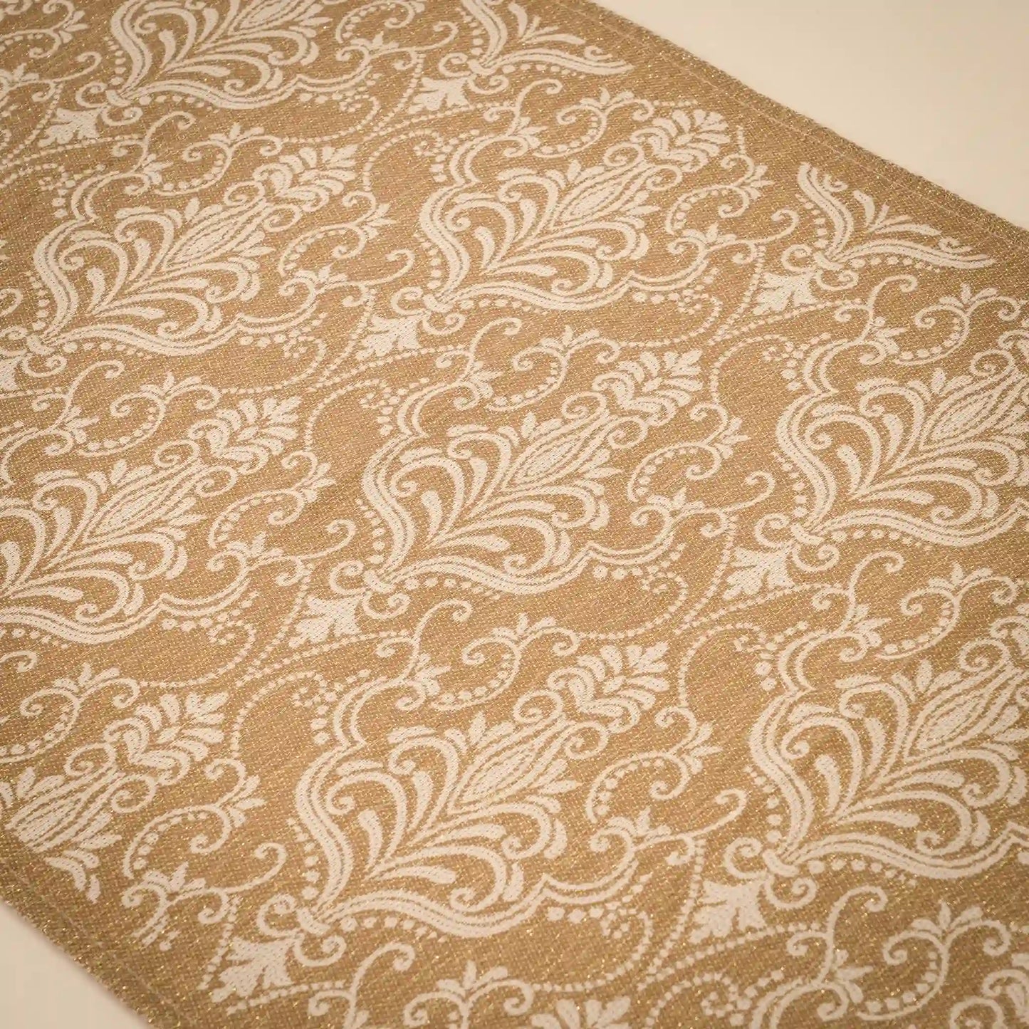 طقم سرير بتصميم باروكي أنيق مع غطائي وسادة فاخرين - 3 قطع

