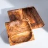 Set of Two Square Snack plates - 16*16 CM and 12*12 CM - Darido