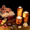 81-_gyo86GL Candleholder set of 3 - Cylindric - Darido