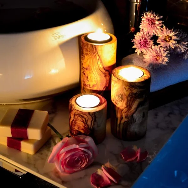 81pFzsf3veL Candleholder set of 3 - Cylindric - Darido