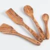 Darido Olive Wood Cooking Utensils Set of 3 with Extra Small Spoon - Darido