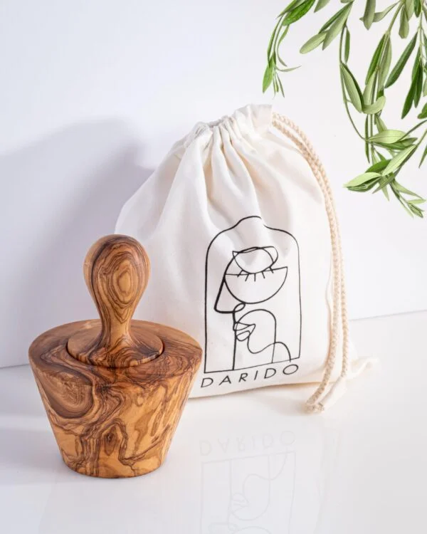 Mortar and pestle set - TH - 18x12cm - Darido