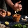 Mortar and pestle set - TH - 18x12cm - Darido