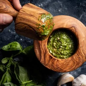 Mortar and pestle set - TH - 18x12cm - Darido