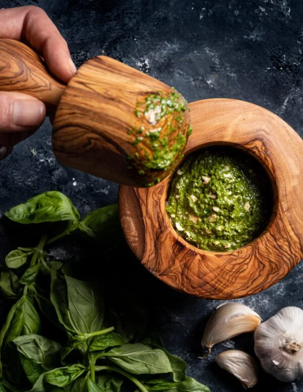 Mortar and pestle set - TH - 18x12cm - Darido