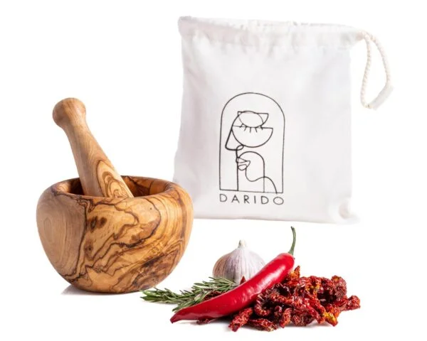 DARIDO_230103_olw_0031-1678458734821 Mortar and Pestle - 14 x 8 x 8 CM Round - Darido