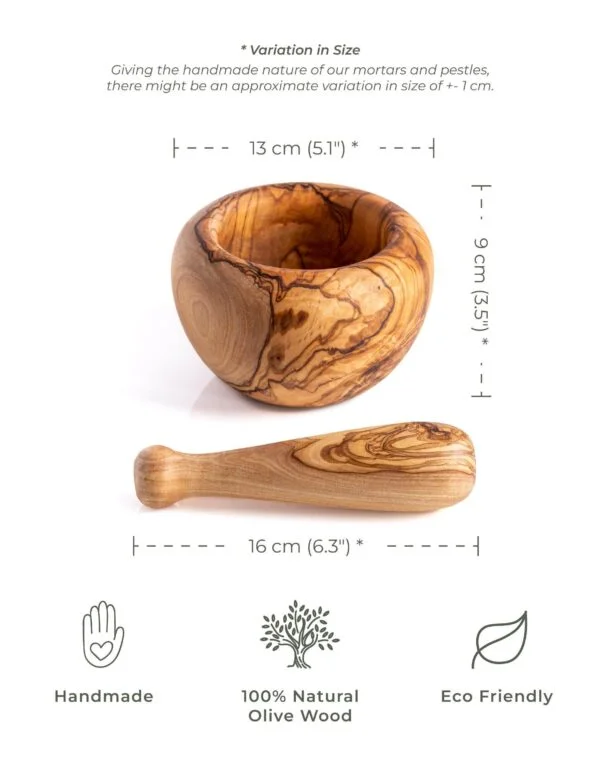 DARIDO_230103_olw_0034_info-1678458717966 Mortar and Pestle - 14 x 8 x 8 CM Round - Darido