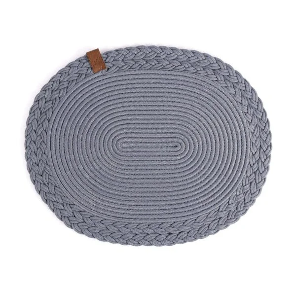 Braided BlueCotton Trivet 40 cm - Darido