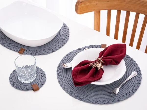 Oval Braided Placemat - 40x30 cm