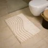 DARIDO_250522_dsc07505 Handmade Cotton Bath Mat Sable| Reversible Bathroom Rug